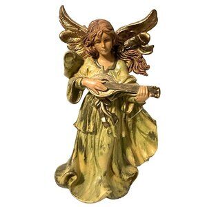 Angel Figurine Playing‎ Mandolin By Euromarchi Italy